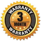 3 Month Warranty on Services